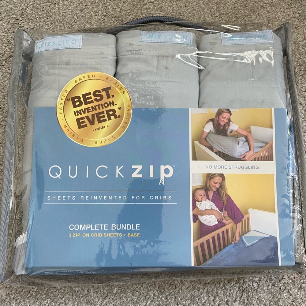 Gray Crib Sheet Bundle